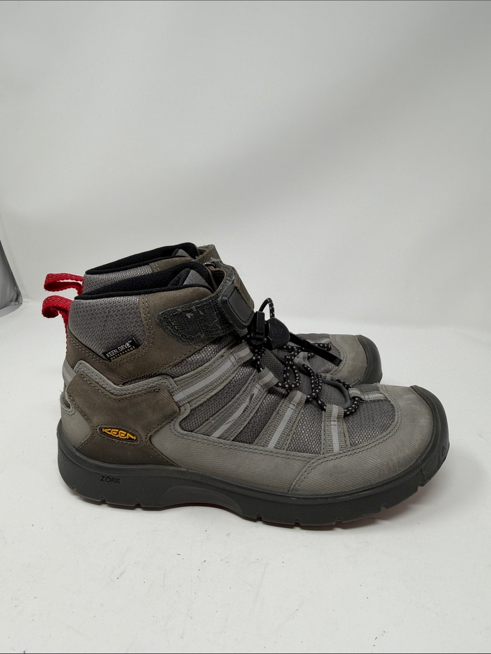 Keen kids Gray Hiking Boots waterproof size 3